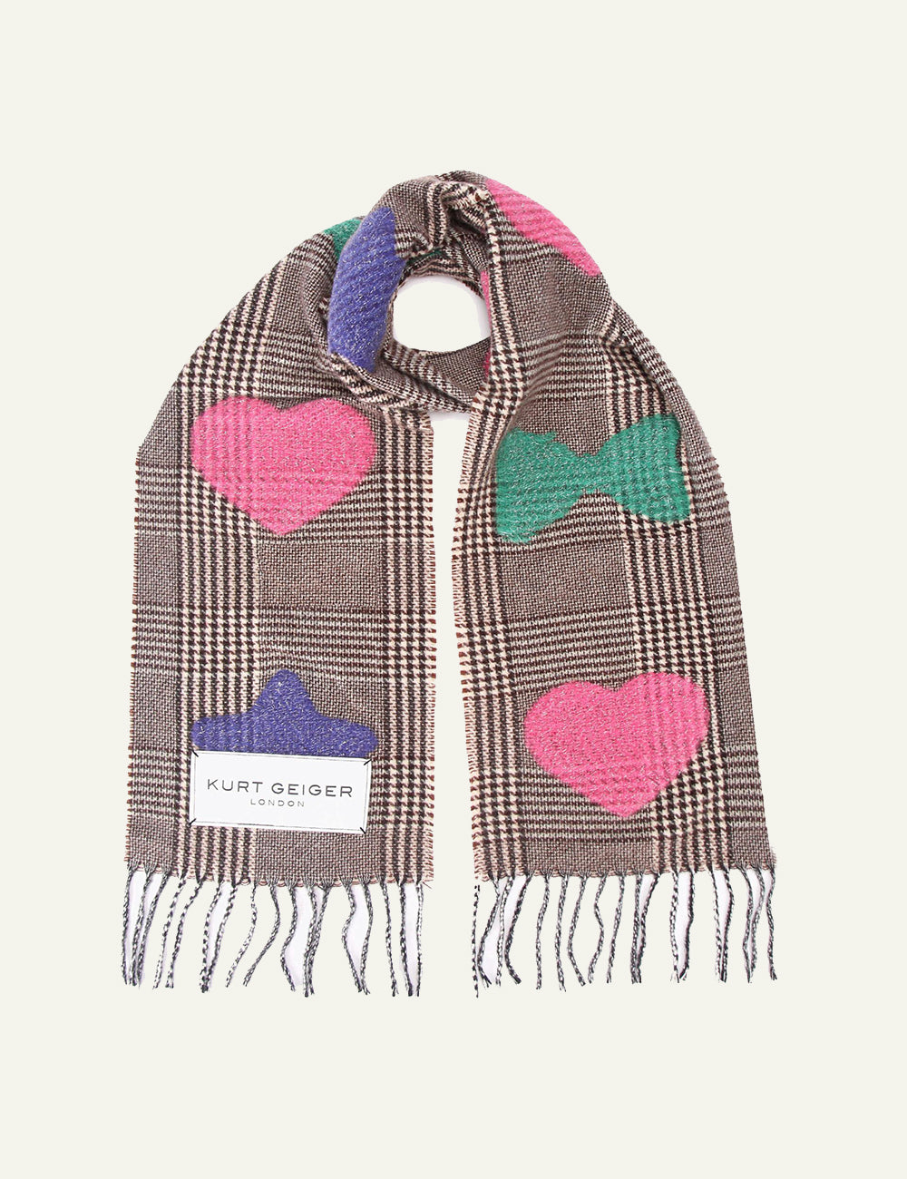 KURT GEIGER NEEDLE PUNCH SCARF