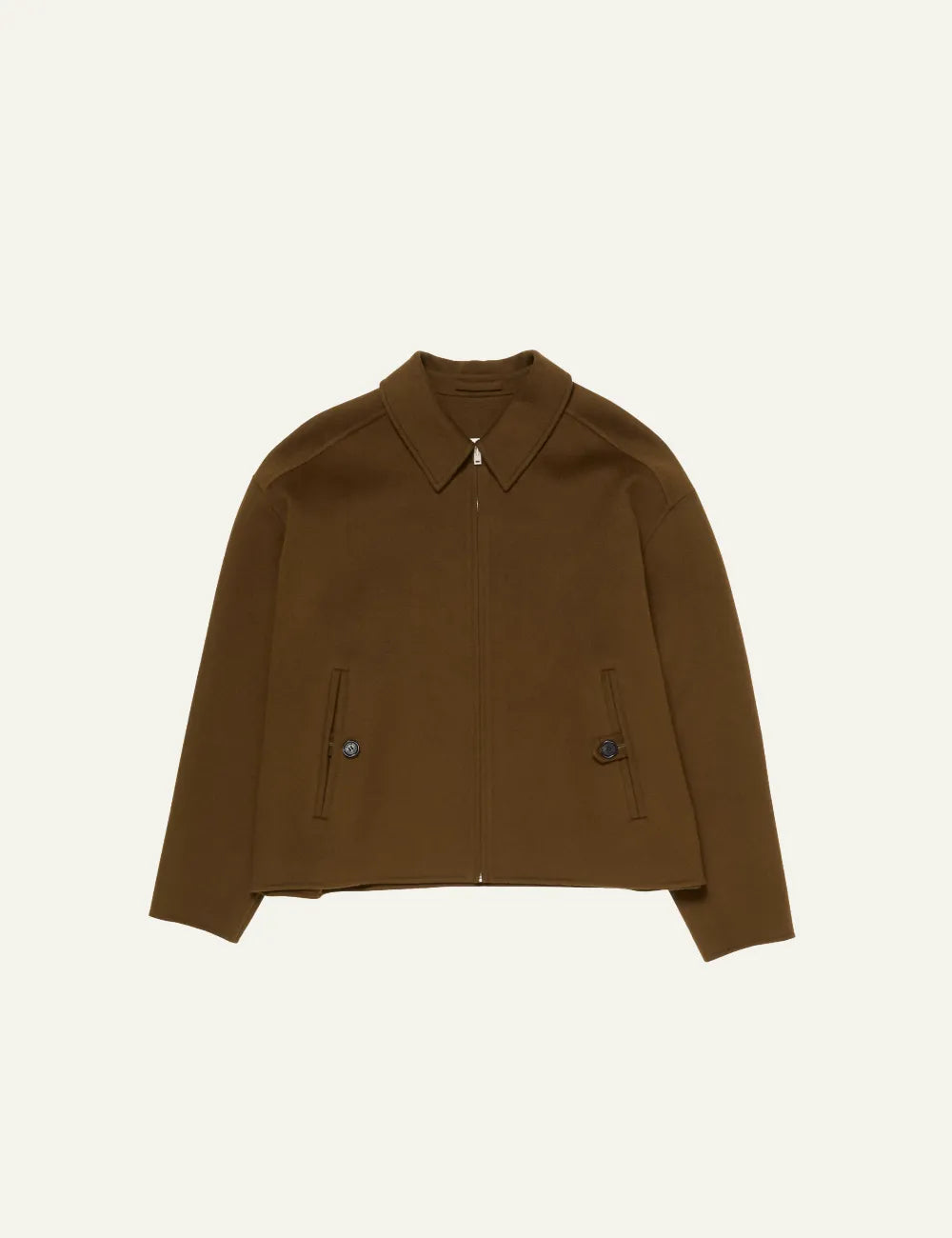 ACNE STUDIOS CASHMERE JACKET OLIVE GREEN