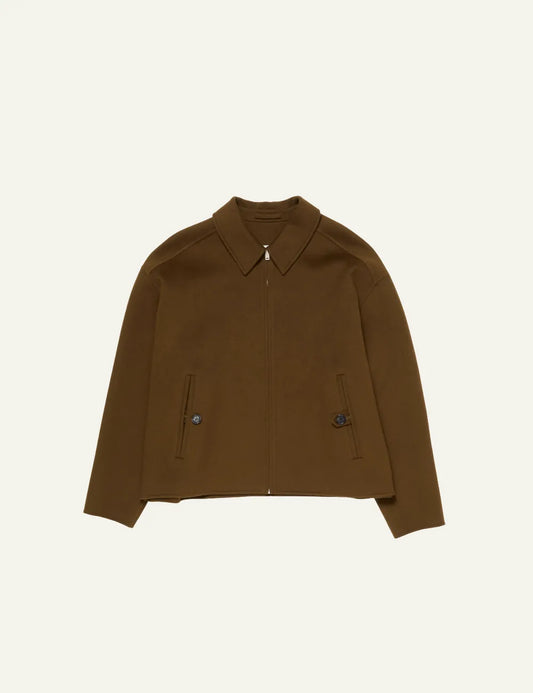 ACNE STUDIOS CASHMERE JACKET OLIVE GREEN