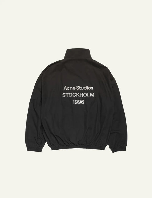 ACNE STUDIOS LOGGO ZIPPER JACKET BLACK