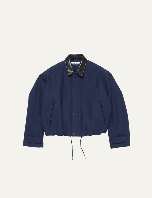 ACNE STUDIOS TWILL JACKET NAVY