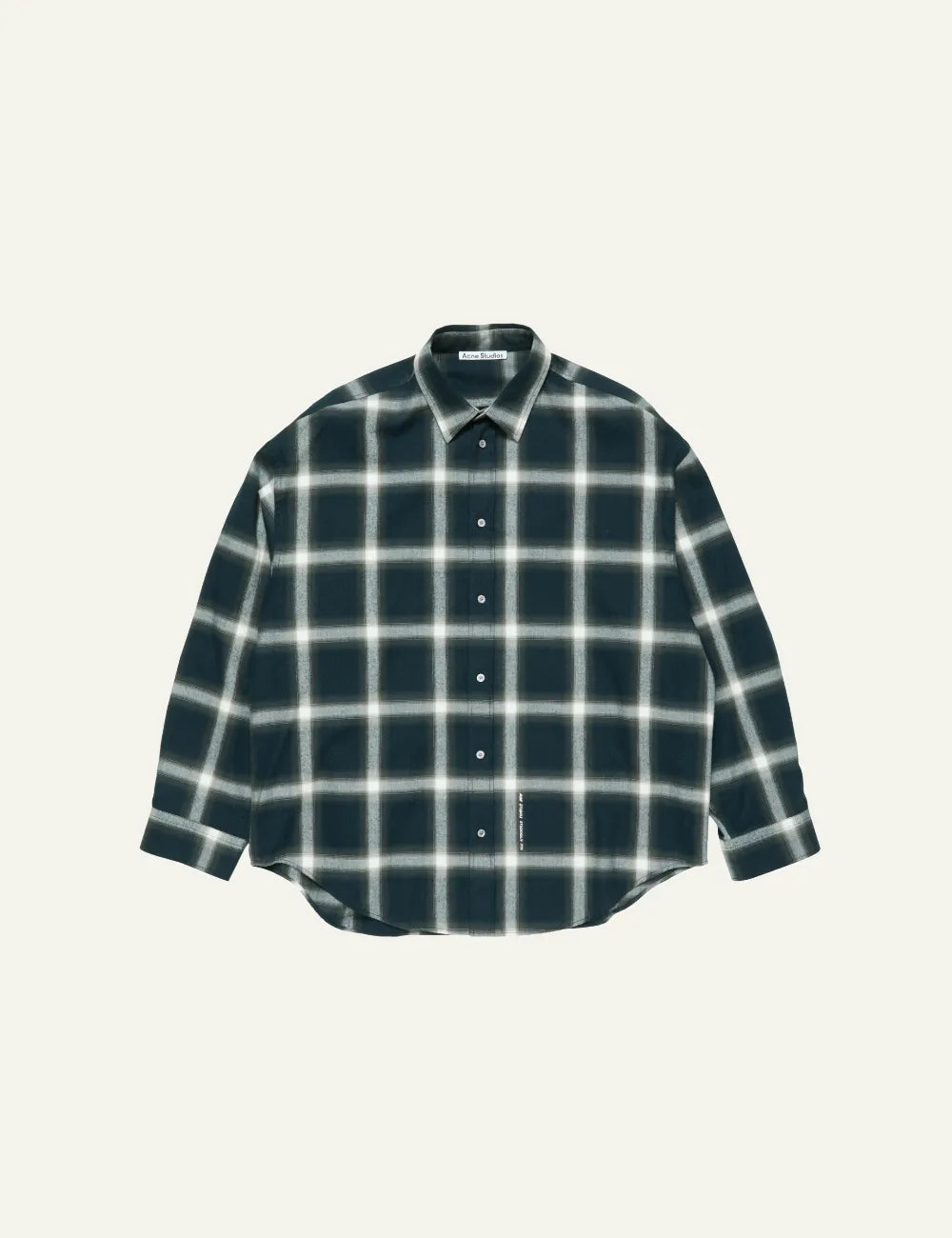 ACNE STUDIOS BUTTON-UP SHIRT NAVY
