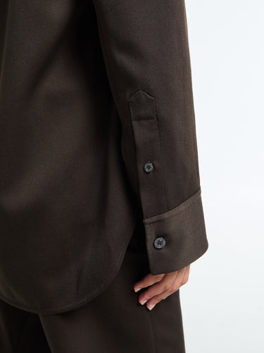 ACNE STUDIOS SUIT JACKET BROWN