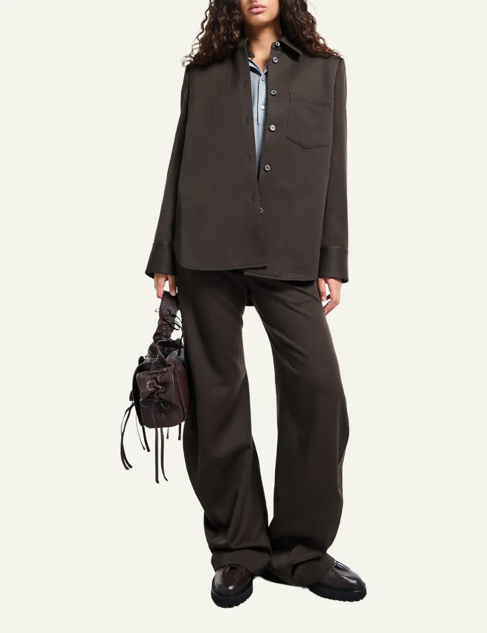 ACNE STUDIOS SUIT JACKET BROWN