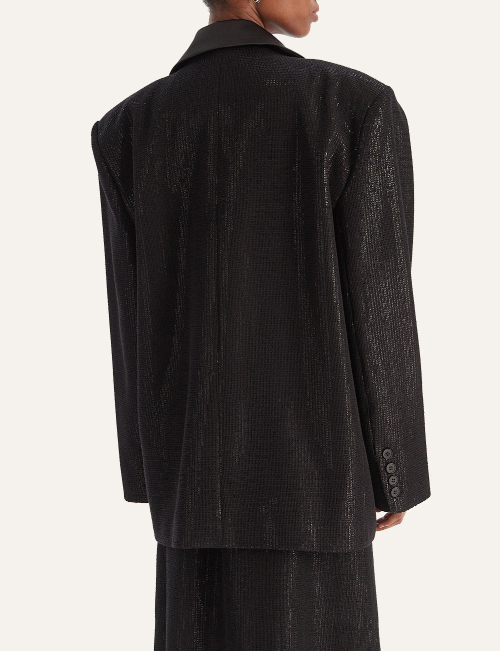ELEH BLAZER SEQUINS BLACK