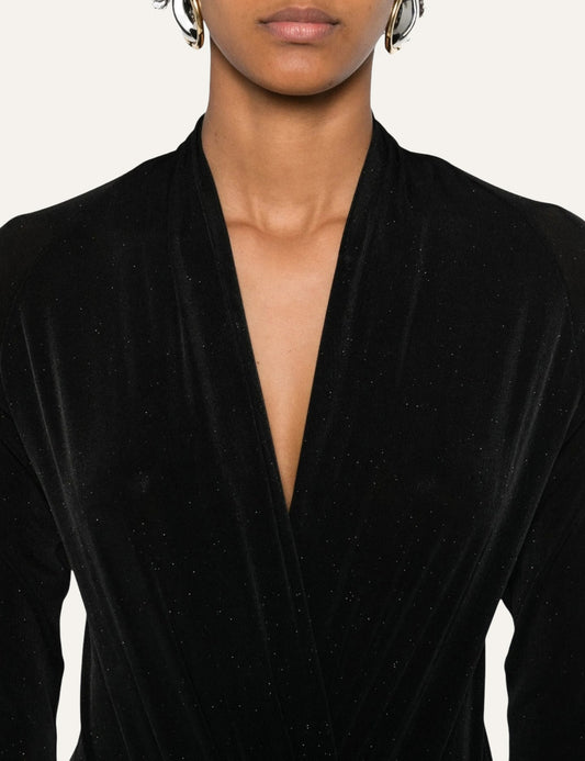 ELEH SPARKLE WRAP BODYSUIT
