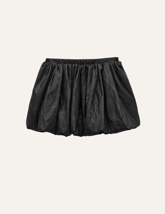 ELEH MINI BALLOON SKIRT BLACK