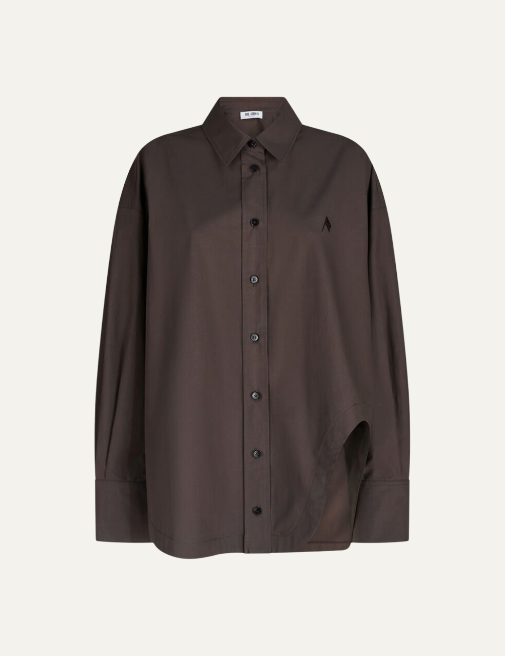 THE ATTICO SHIRT DARK BROWN
