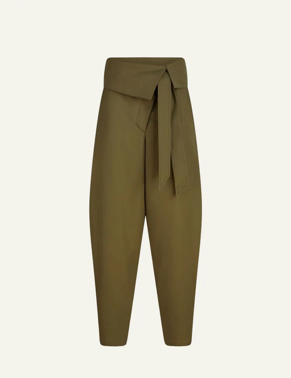 THE ATTICO LONG PANT MILITARY GREEN