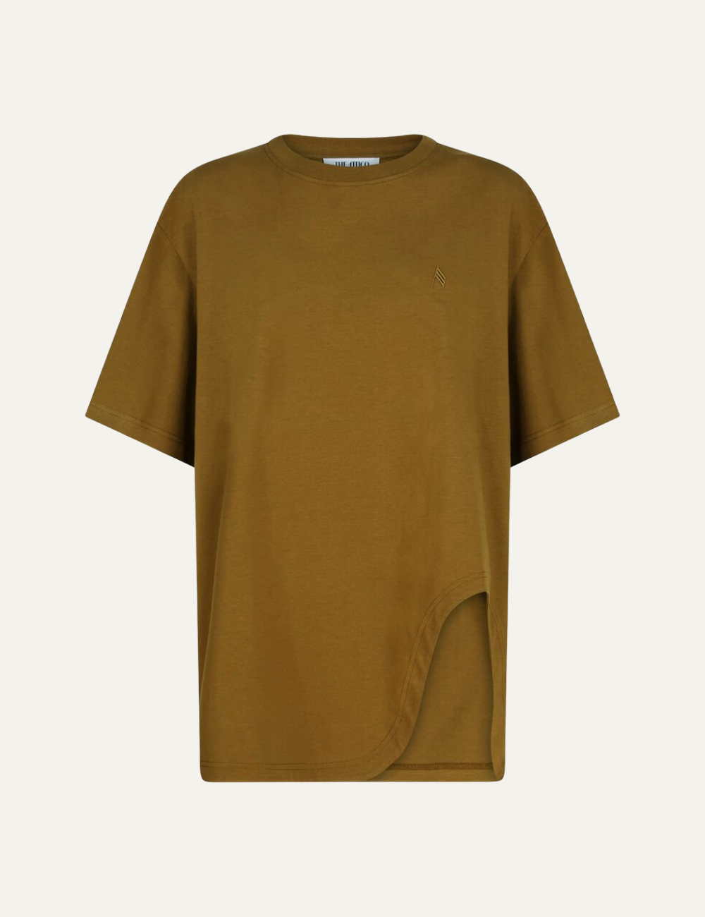 THE ATTICO T-SHIRT MILITARY GREEN