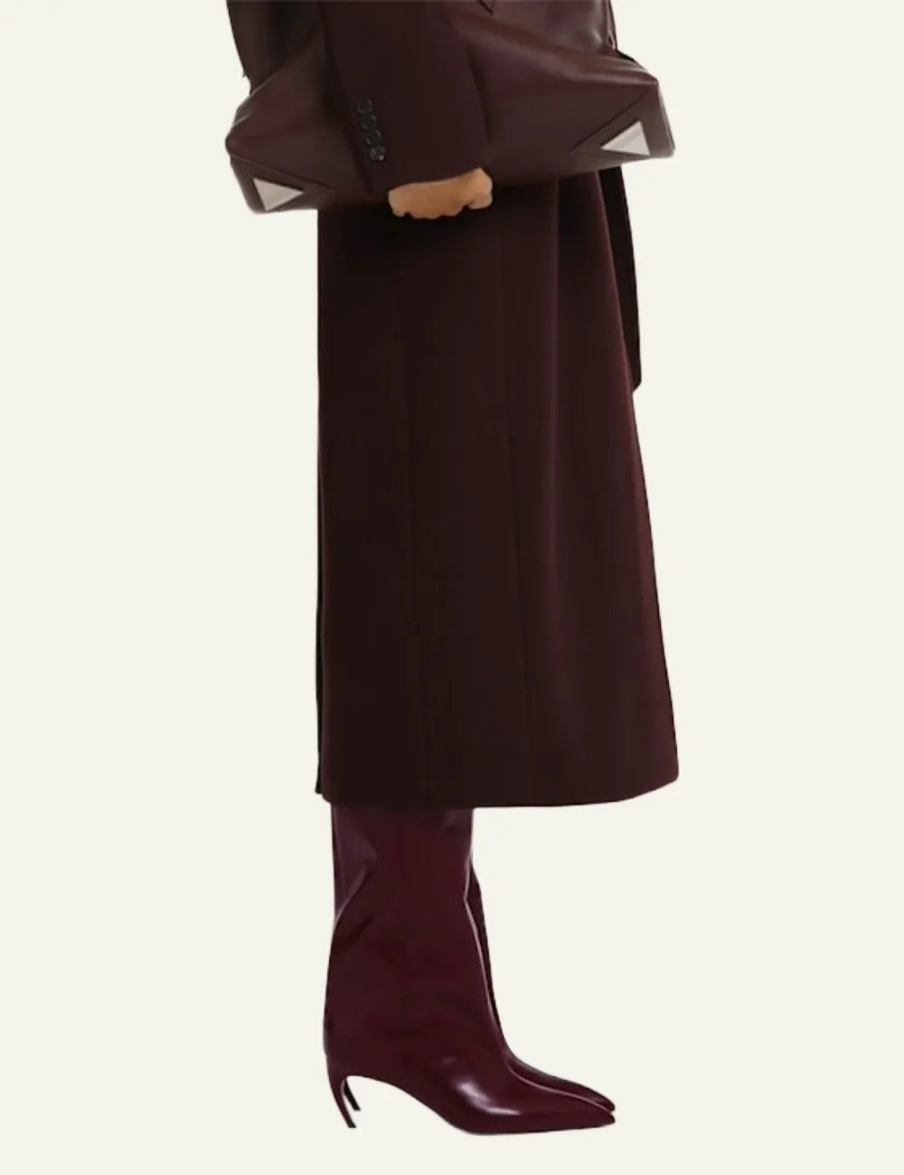 THE ATTICO 'LEA' BOOT MAUVE