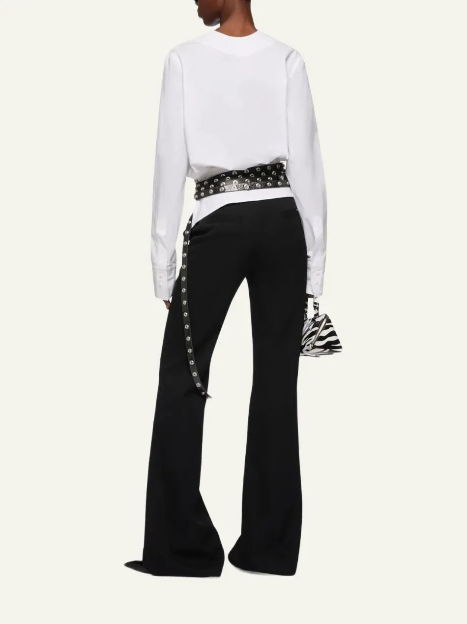 THE ATTICO WHITE BLOUSE