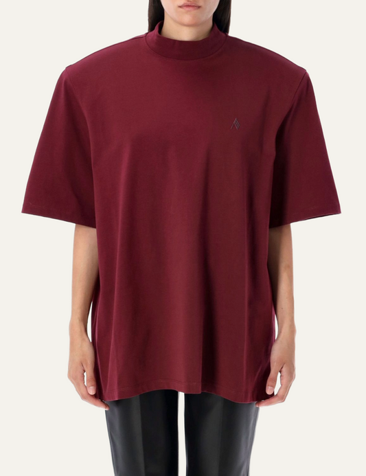 THE ATTICO BURGUNDY T-SHIRT
