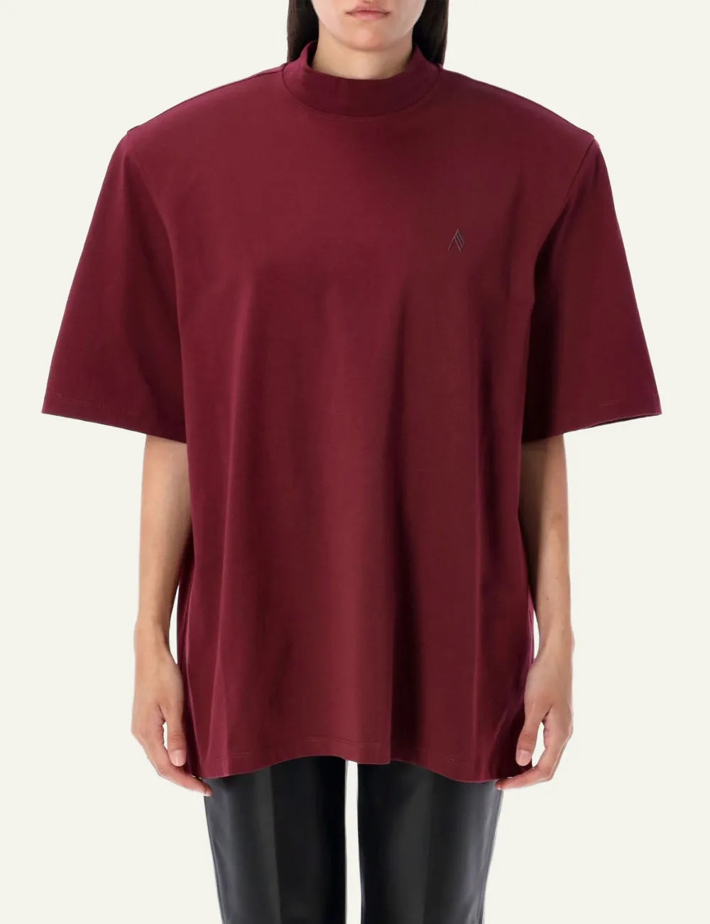 THE ATTICO BURGUNDY T-SHIRT