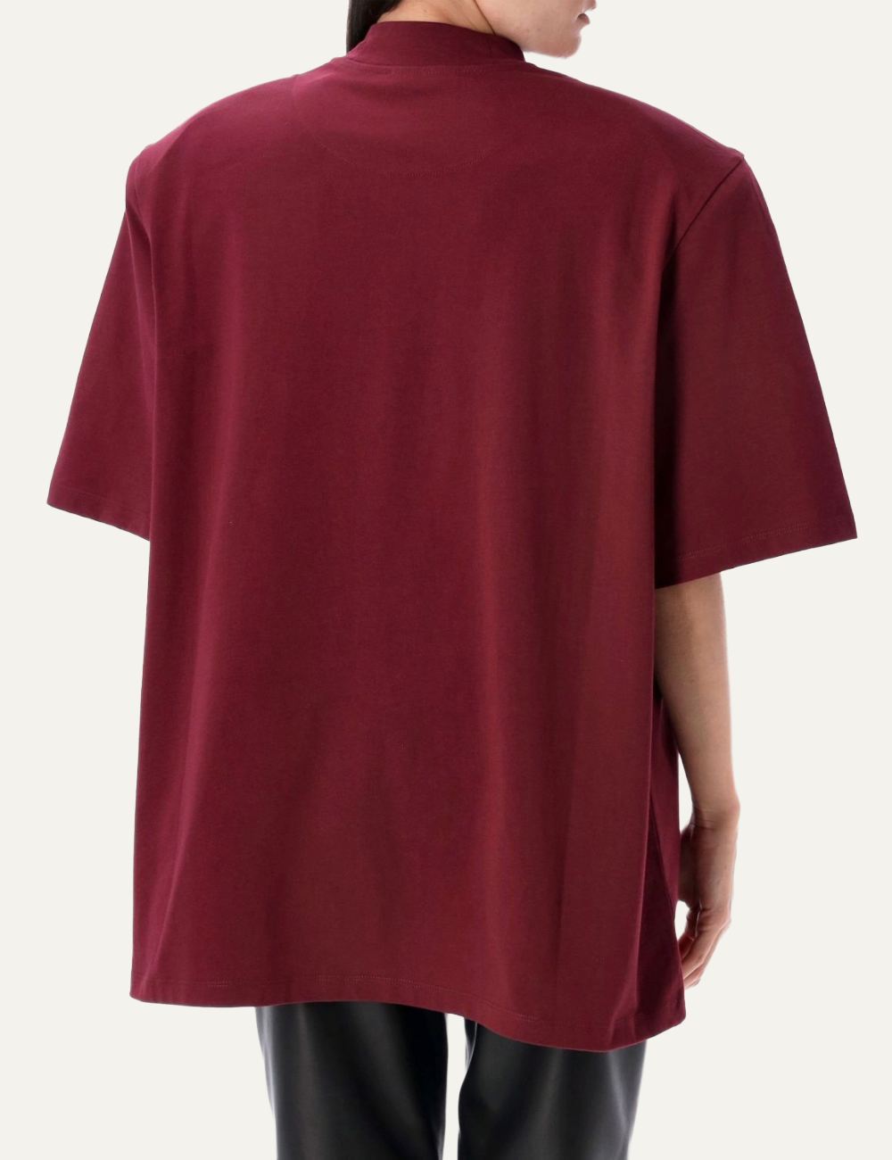 THE ATTICO BURGUNDY T-SHIRT