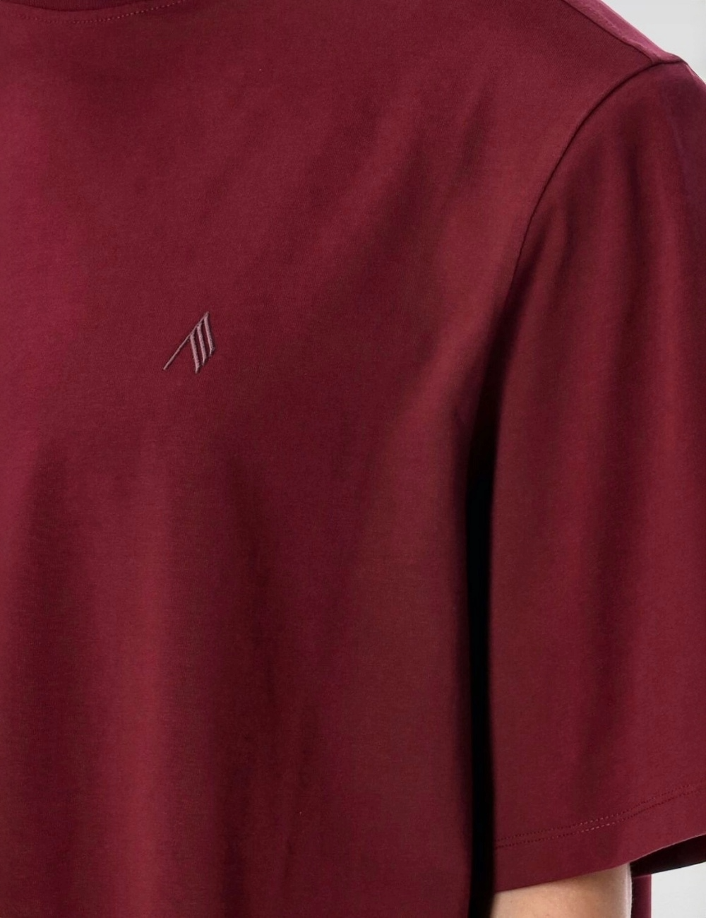 THE ATTICO BURGUNDY T-SHIRT