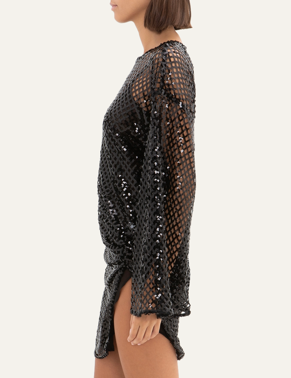 THE ATTICO MINI DRESS WITH SEQUINS
