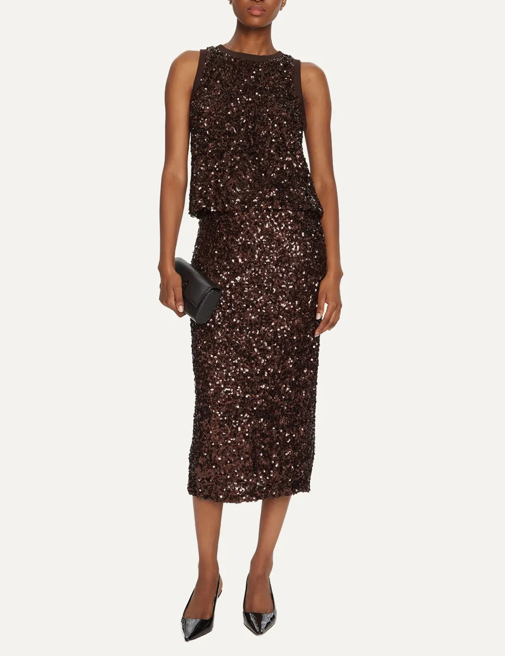 MARELLA FILLY BROWN SEQUINS