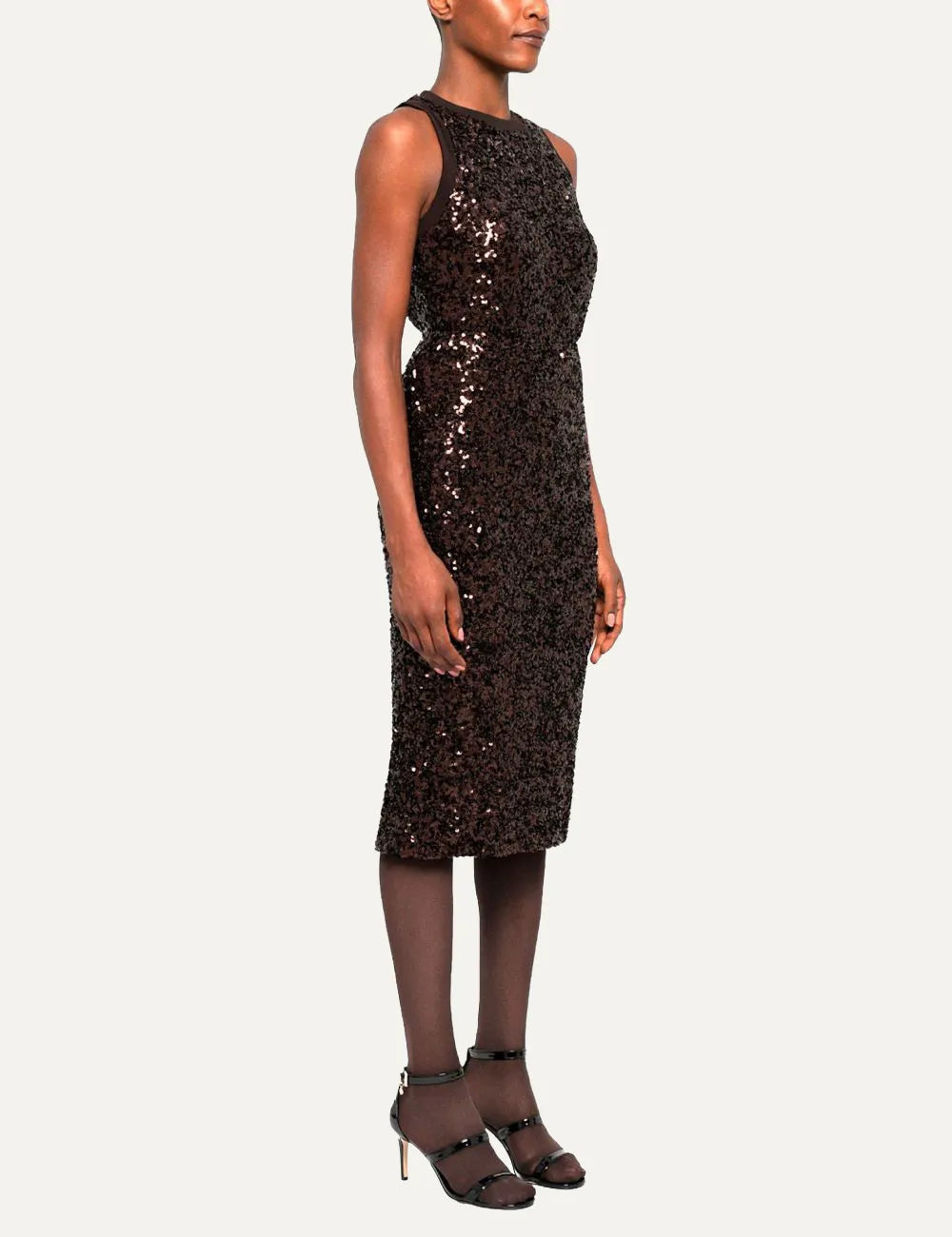 MARELLA RENNES BROWN SEQUINS
