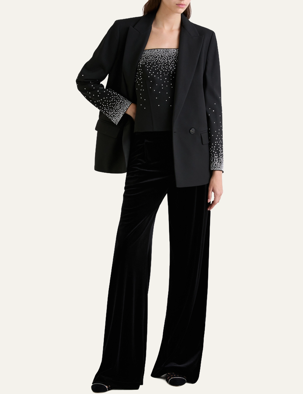 MARELLA BURANO BLACK STRASS