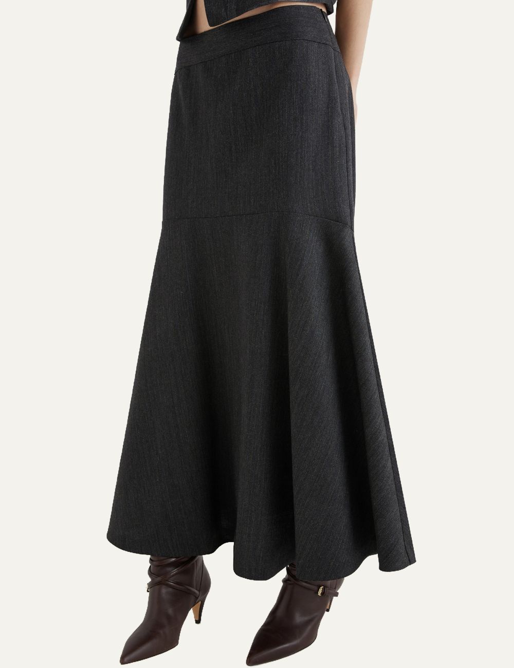 MARELLA FINE GREY PINSTRIPES