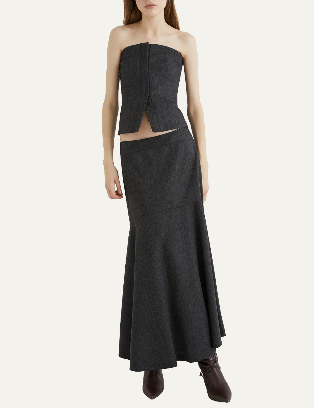 MARELLA FINE GREY PINSTRIPES