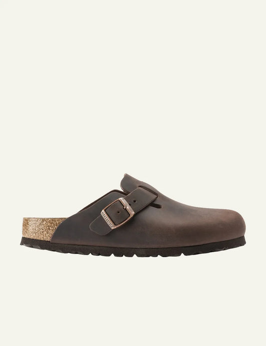 BIRKENSTOCK LEATHER BOSTON HABANA
