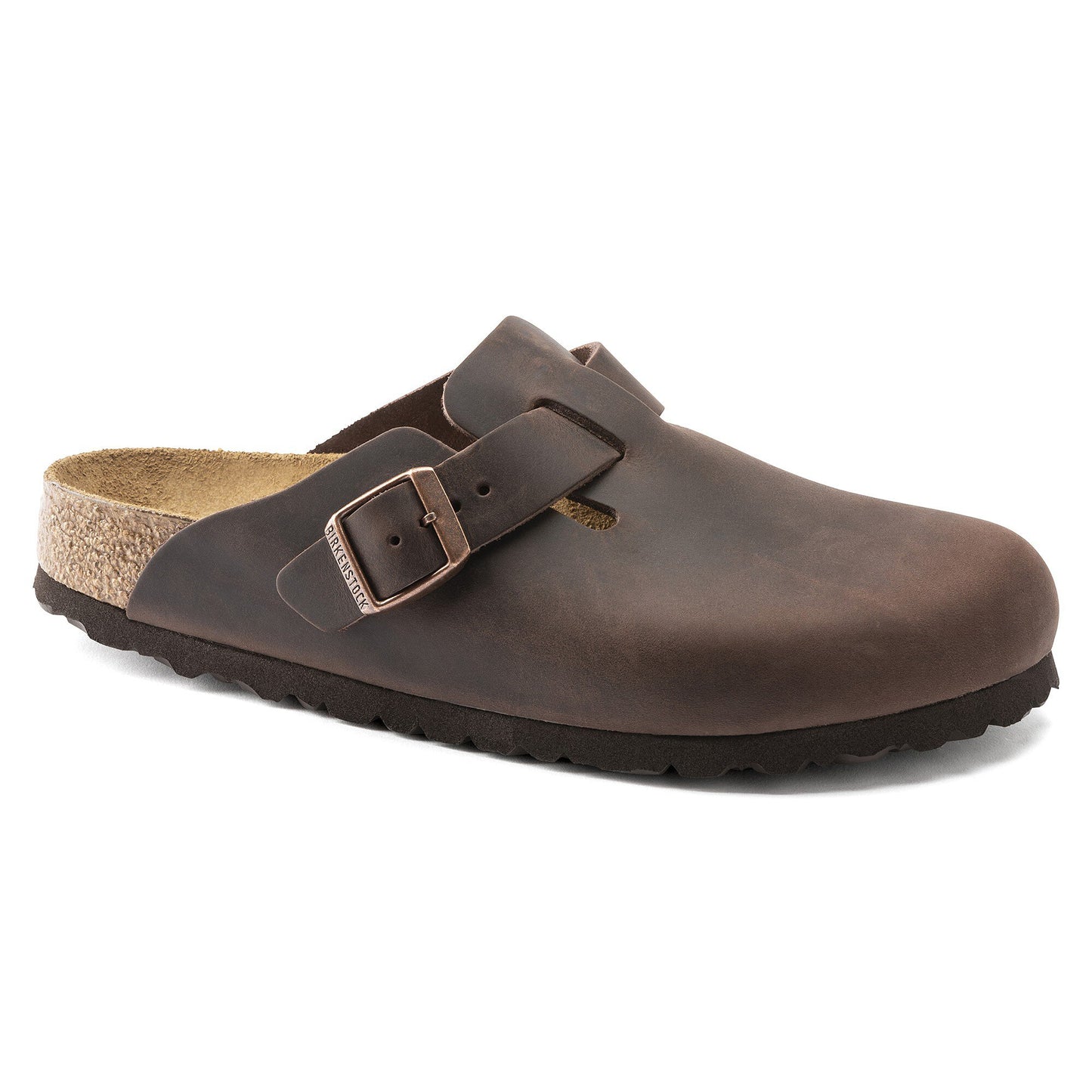 BIRKENSTOCK LEATHER BOSTON HABANA