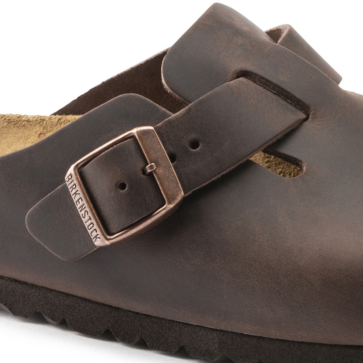 BIRKENSTOCK LEATHER BOSTON HABANA