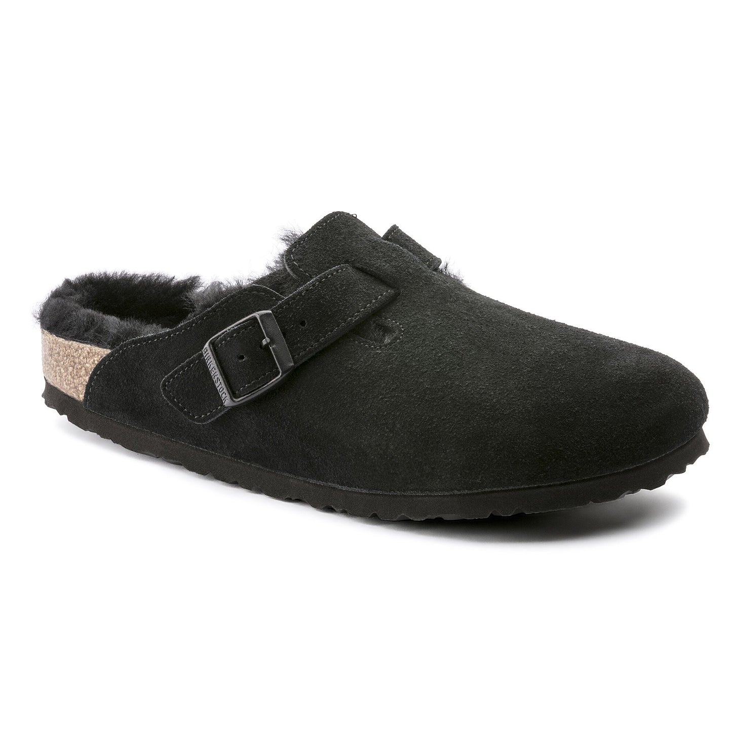 BIRKENSTOCK LEATHER BOSTON BLACK