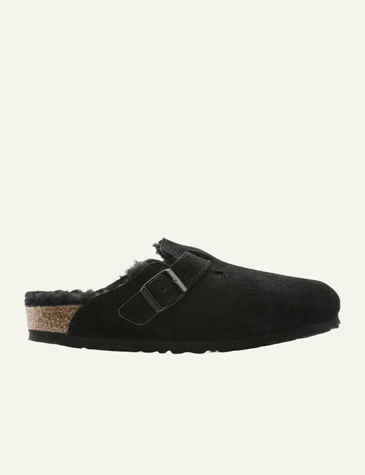 BIRKENSTOCK LEATHER BOSTON BLACK