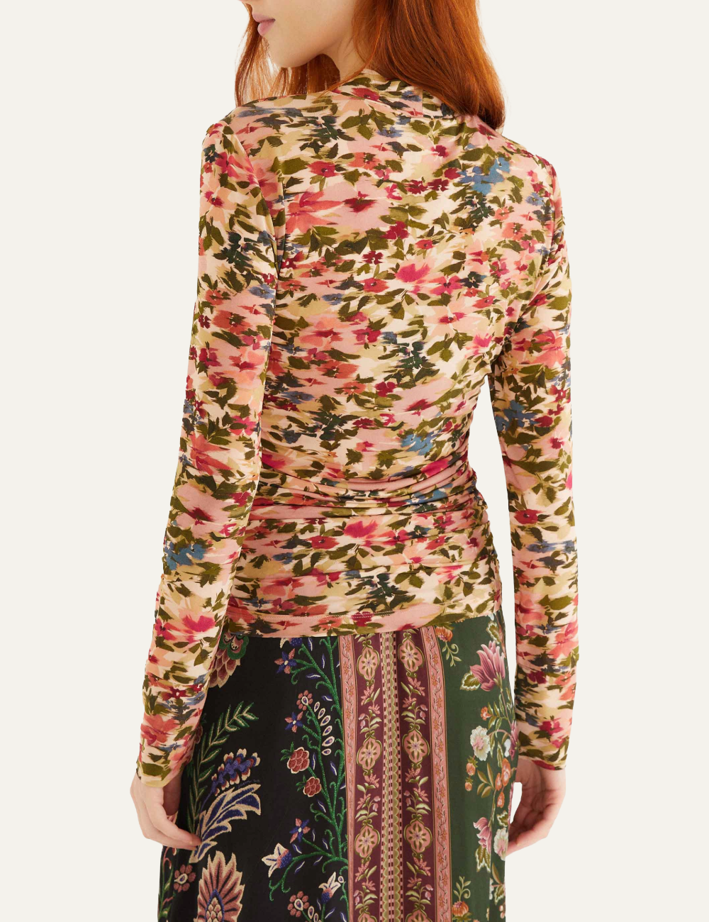 FARM RIO IKAT TINY FLOWERS PINK