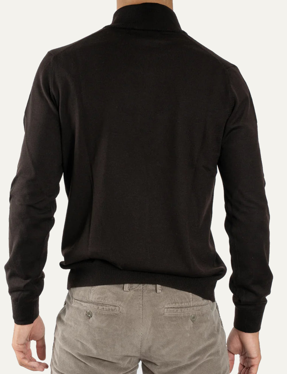 GRAN SASSO MOCK ZIP BROWN