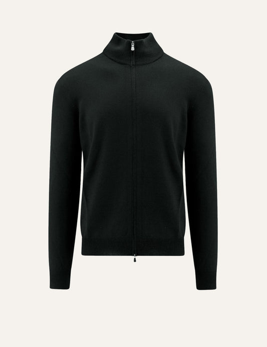 GRAN SASSO JACKET ZIP BLACK