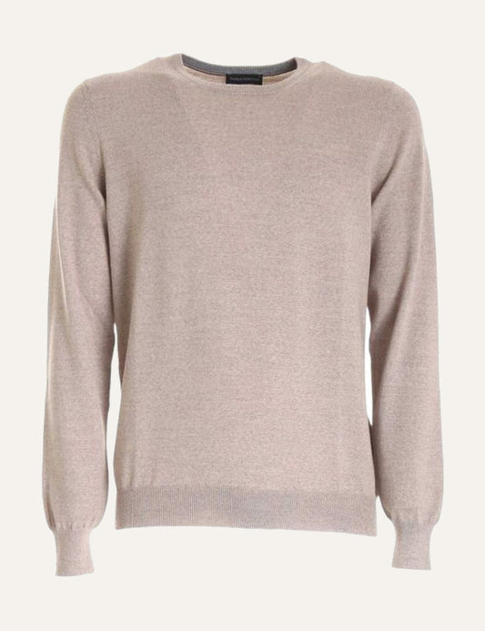 GRAN SASSO CREW PULLOVER BEIGE