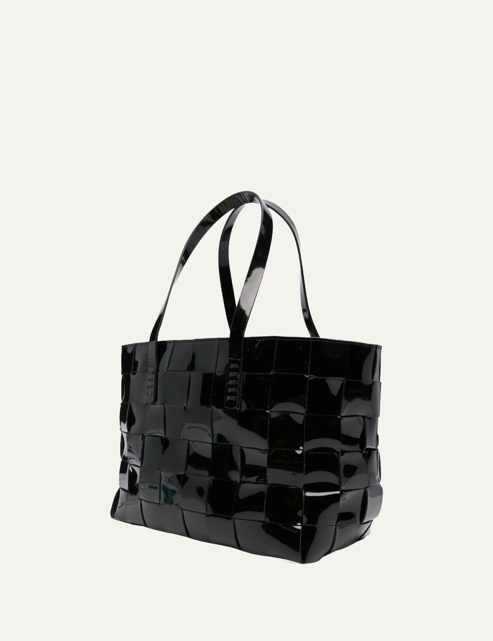 DRAGON JAPAN TOTE PATENT BLACK