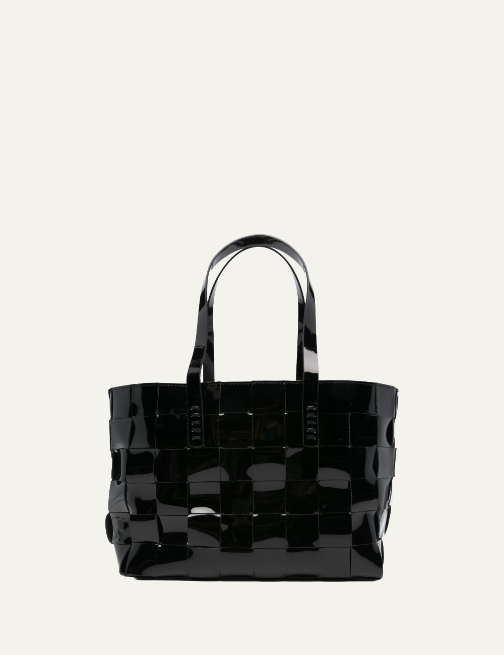 DRAGON JAPAN TOTE PATENT BLACK