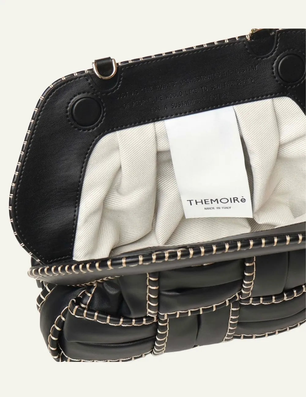 THEMOIRe TIA TRIM BLACK