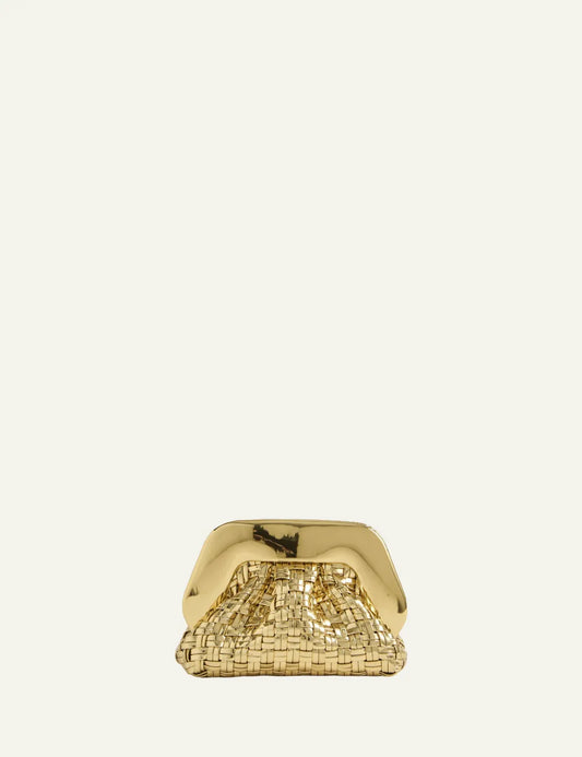 THEMOIRe GEA MICRO WEAVED LAMINATED GOLD