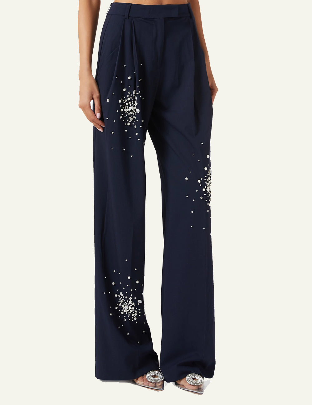 DES PHEMMES WIDE SUIT PANT