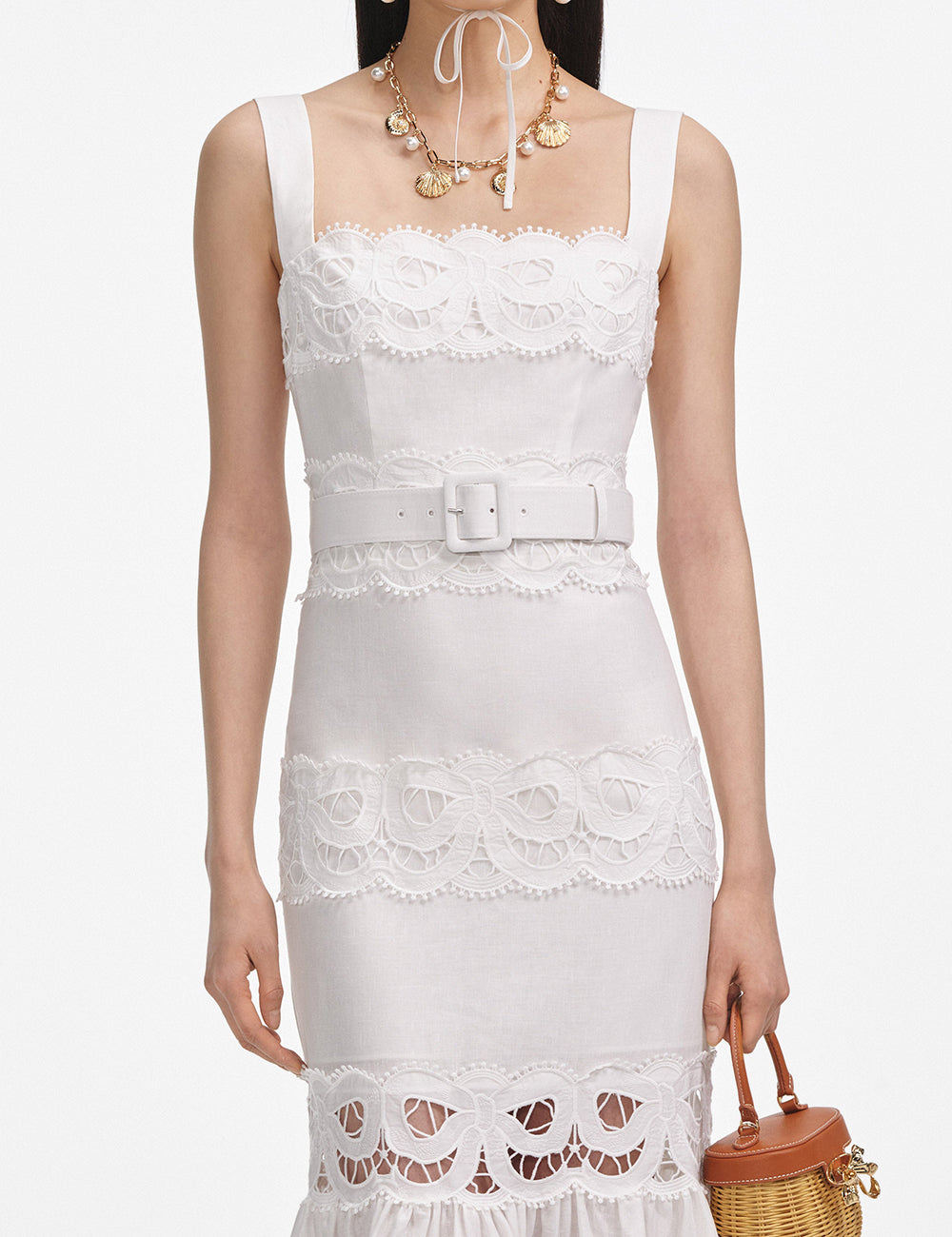 SELF-PORTRAIT MIDI DRESS