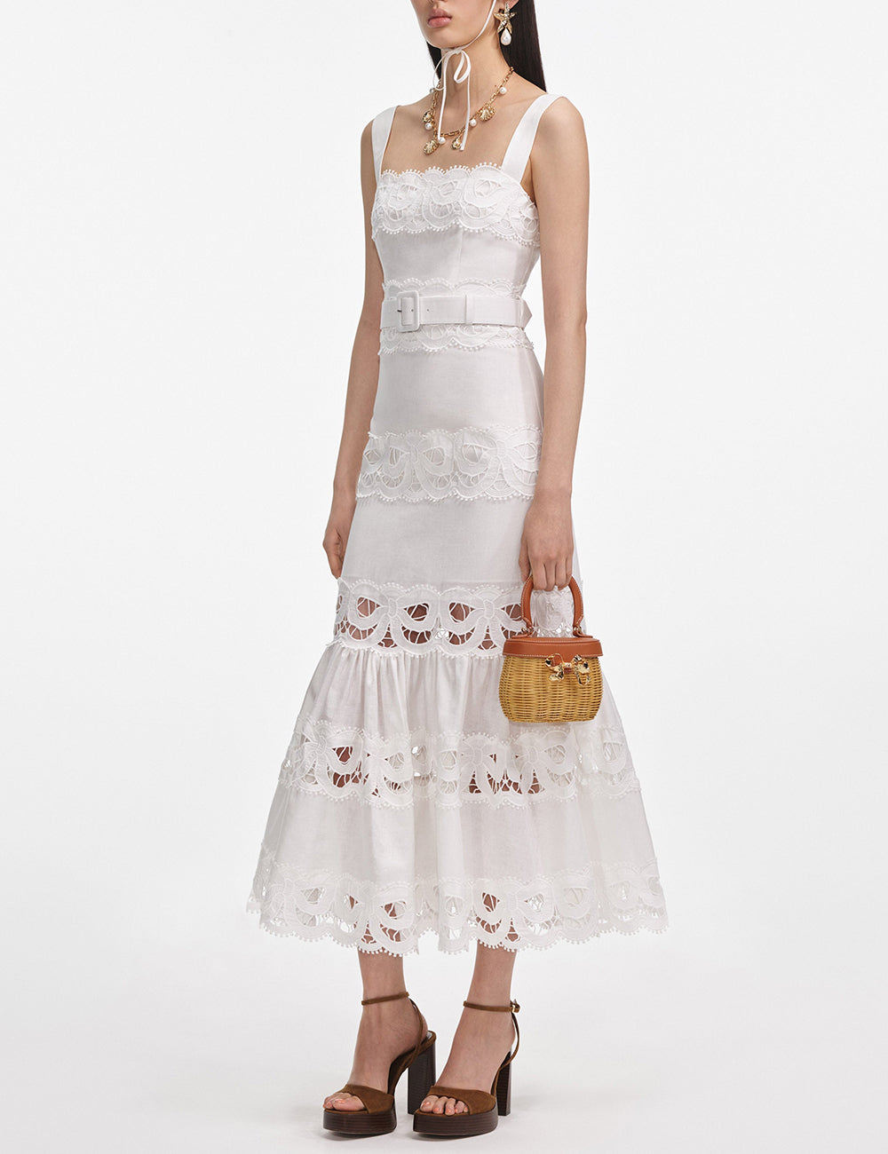 SELF-PORTRAIT MIDI DRESS