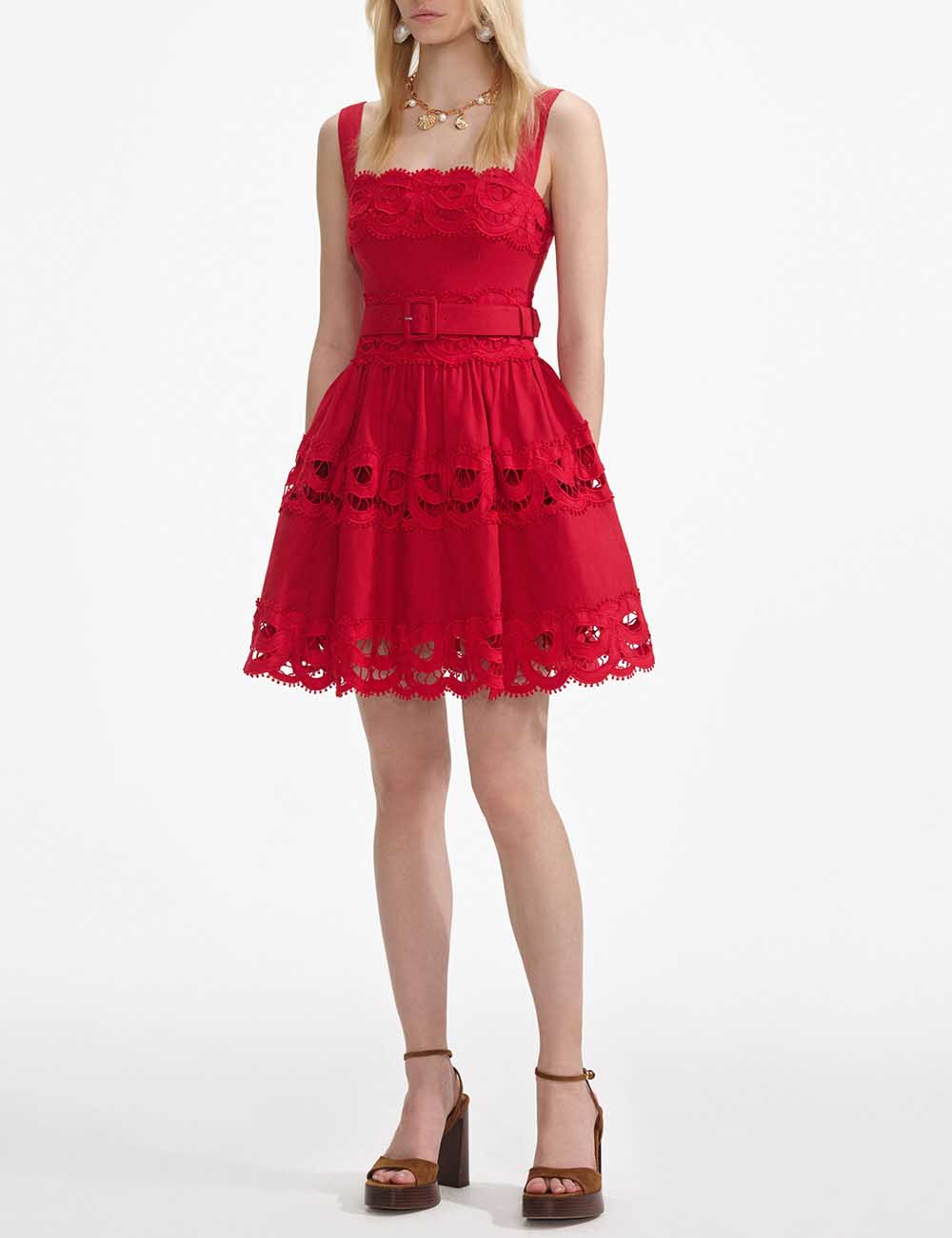 SELF-PORTRAIT MINI DRESS