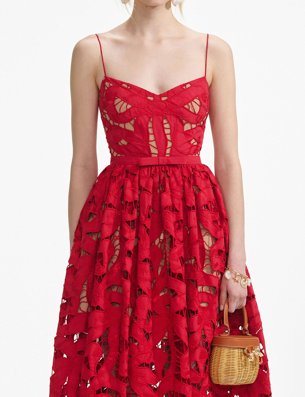 SELF-PORTRAIT MIDI DRESS