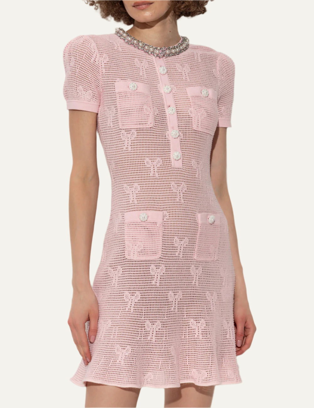 SELF-PORTRAIT MINI DRESS