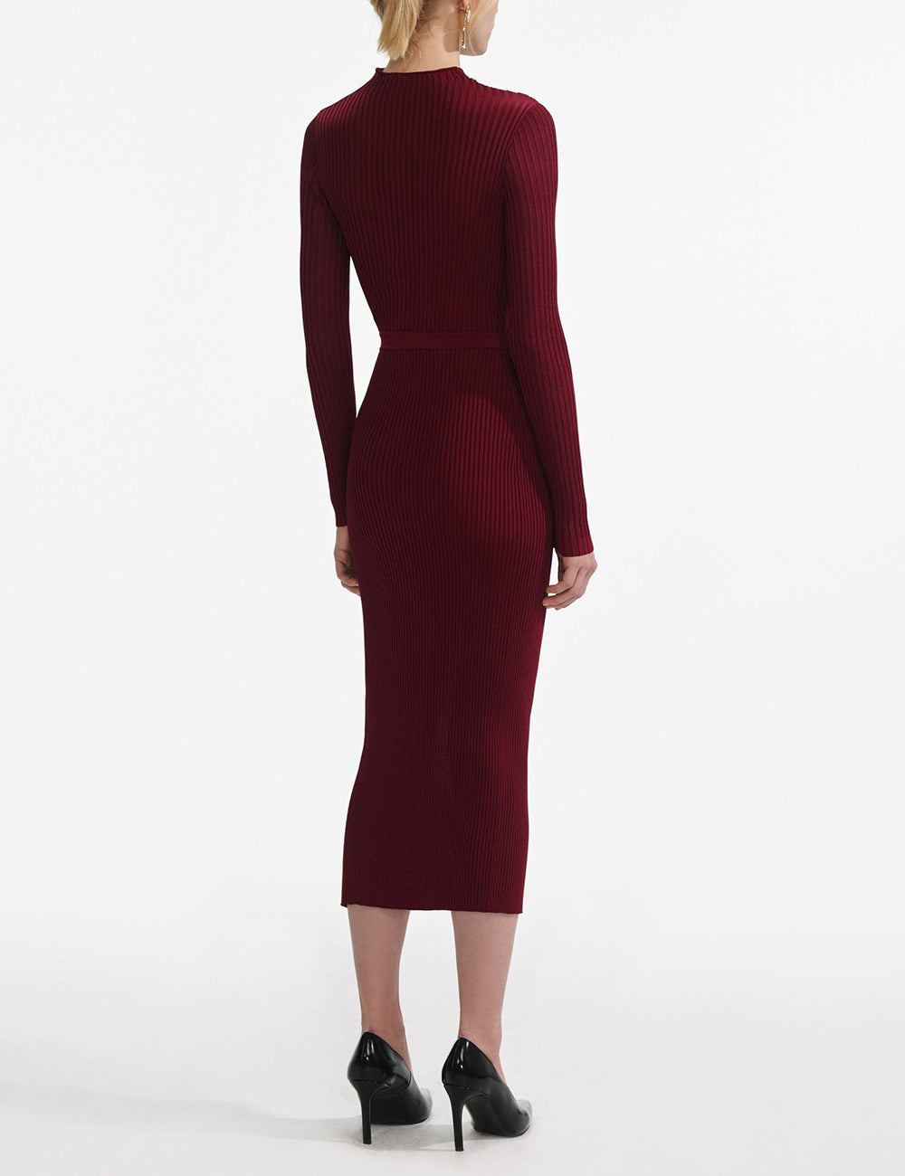 SELF-PORTRAIT KNIT MIDI DRESS