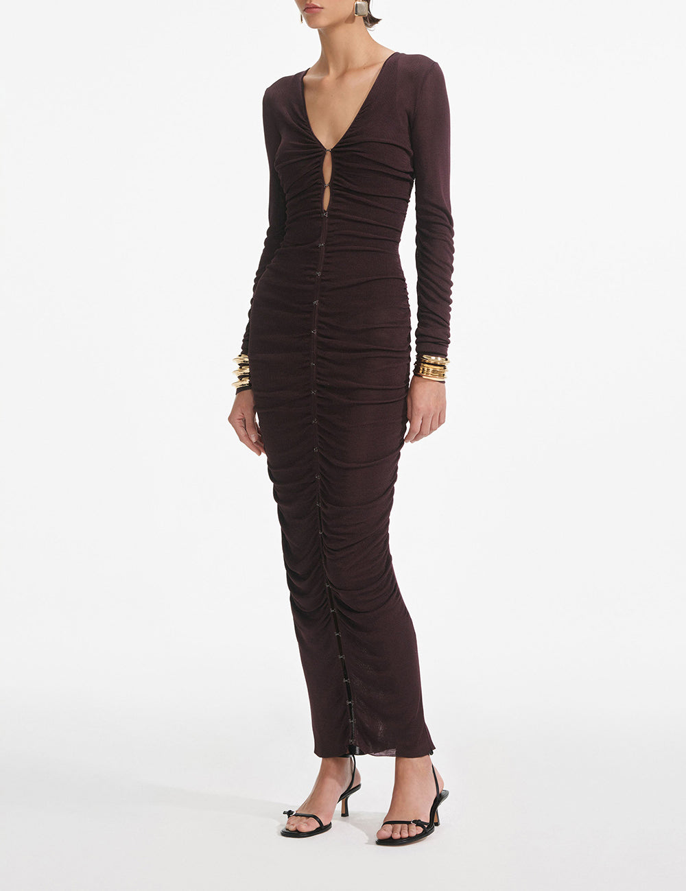 SELF-PORTRAIT KNIT MIDI DRESS