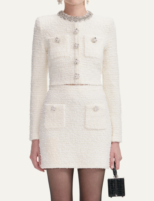 SELF-PORTRAIT KNIT CARDIGAN