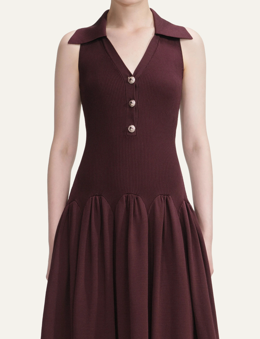 SELF-PORTRAIT KNIT MAXI DRESS