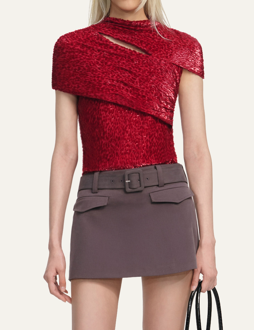 SELF-PORTRAIT CUT OUT TOP